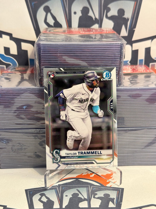 2021 Bowman Chrome Taylor Trammell Rookie #61