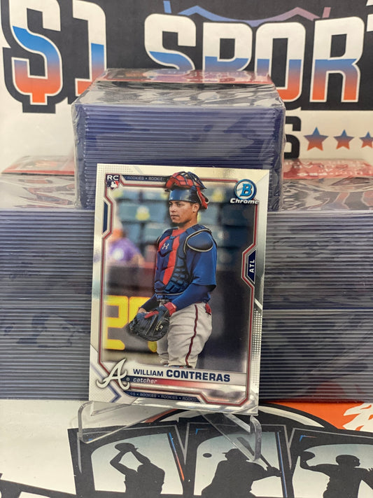 2021 Bowman Chrome William Contreras Rookie #38
