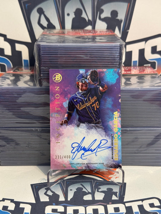 2021 Bowman Inception (Auto 231/400) Eduardo Garcia #PA-EG
