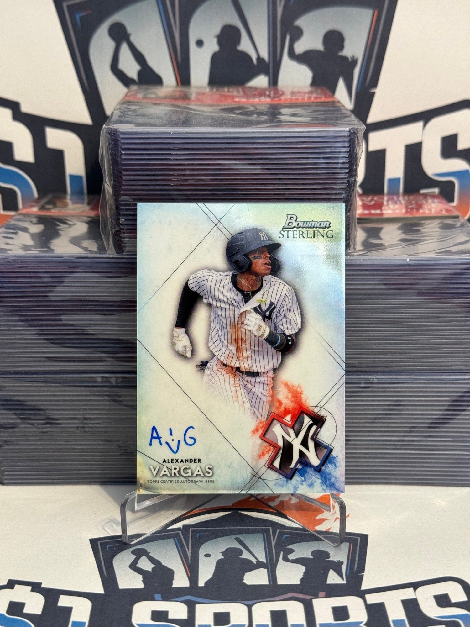 2021 Bowman Sterling (Prospect Auto) Alexander Vargas #BSPA-AV
