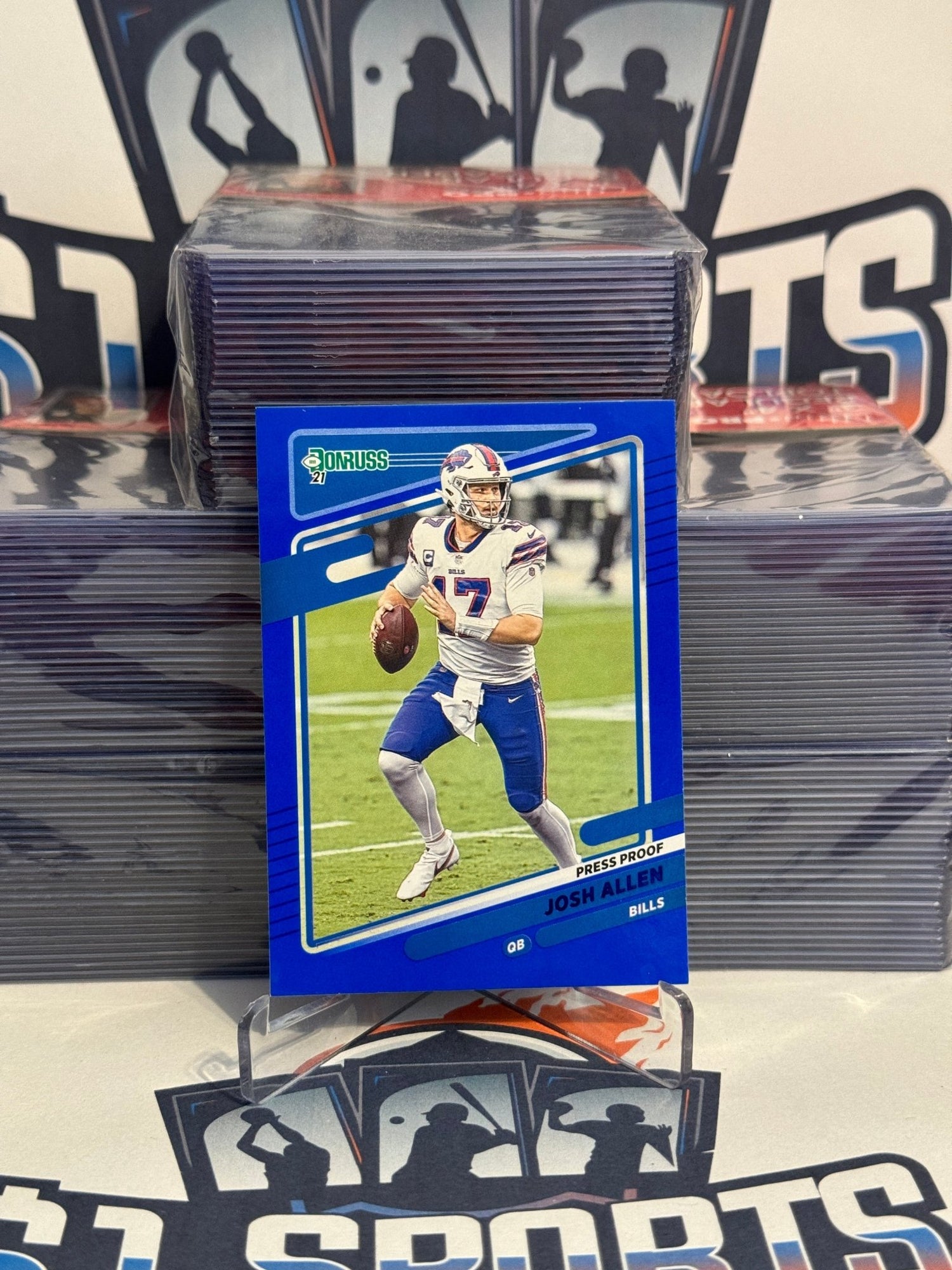 2021 Donruss (Blue Press Proof) Josh Allen #225