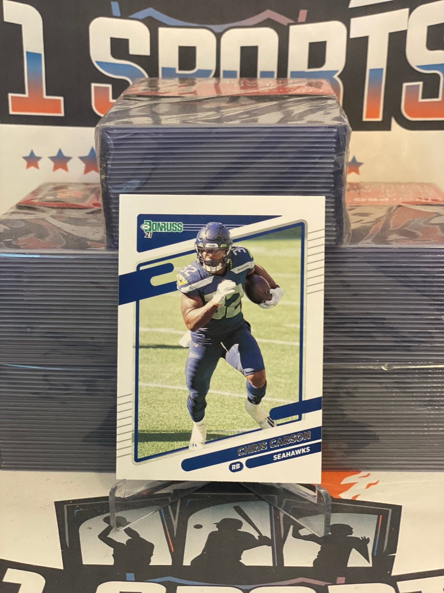 2021 Donruss Chris Carson #30