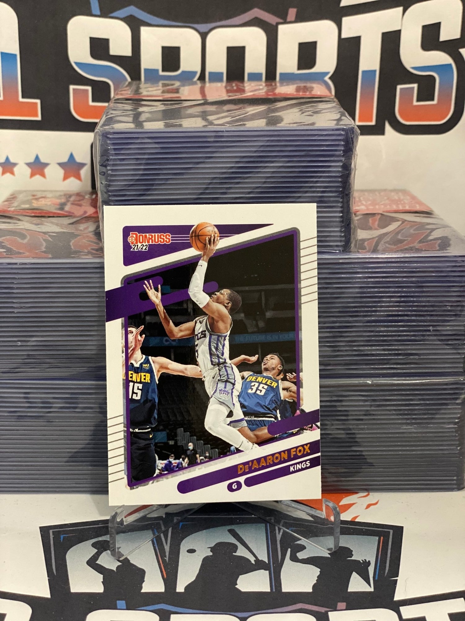 2021 Donruss De'Aaron Fox #126