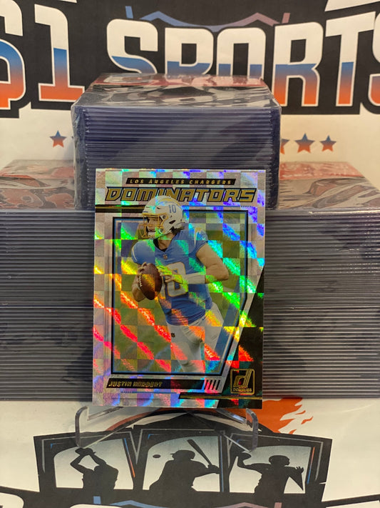 2021 Donruss (Dominators) Justin Herbert #D25
