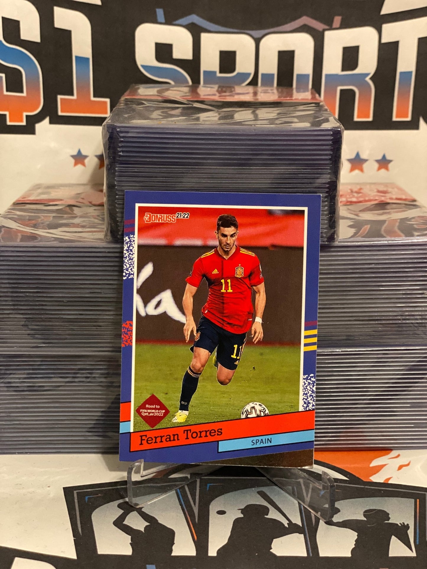 2021 Donruss FIFA World Cup (1991 Tribute) Ferran Torres #12