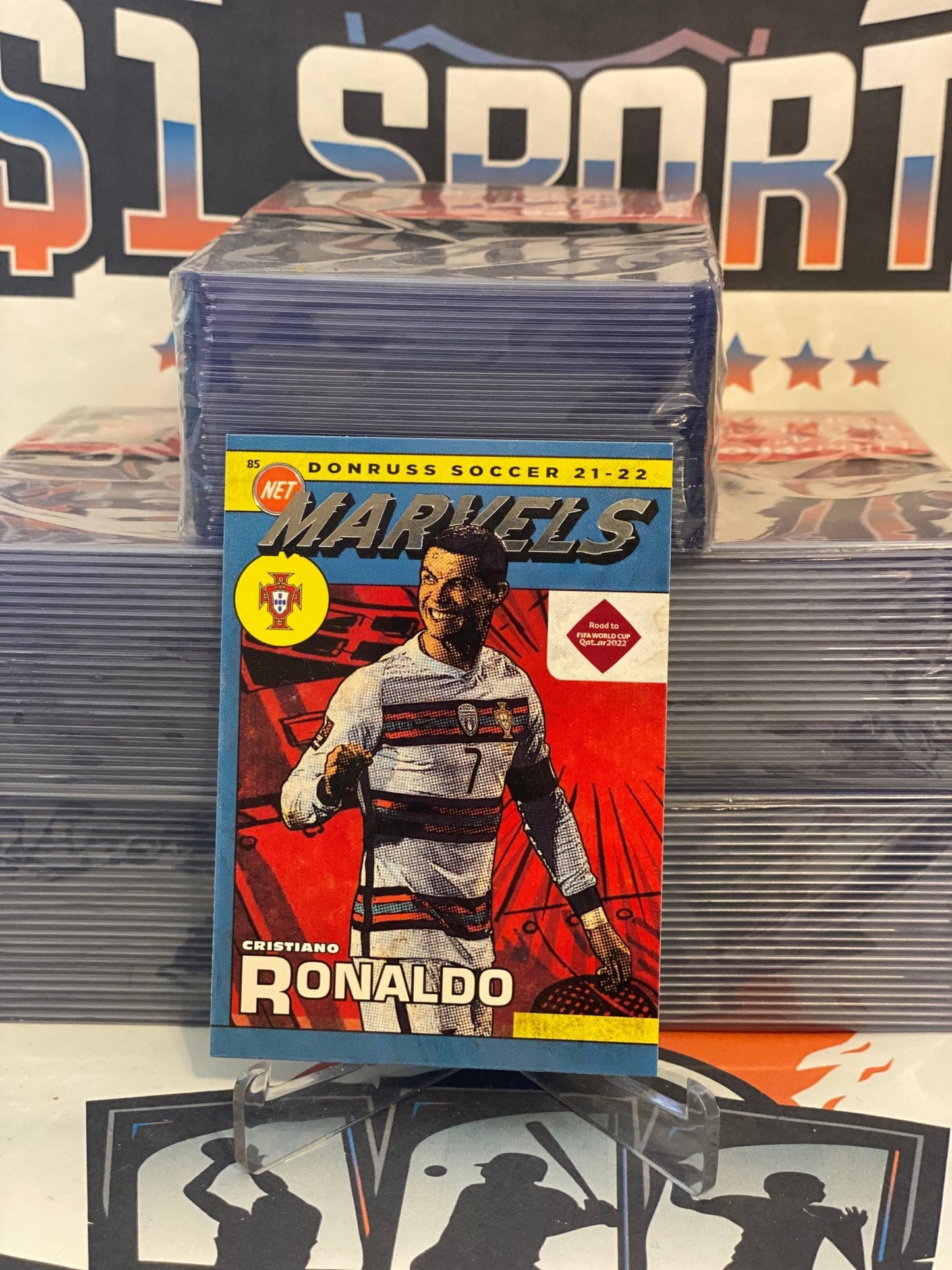 2021 Donruss FIFA World Cup (Marvels) Cristiano Ronaldo #7