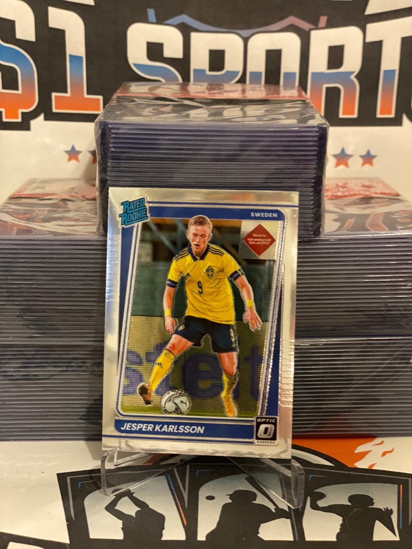 2021 Donruss FIFA World Cup (Optic, Rated Rookie) Jesper Karlsson #199