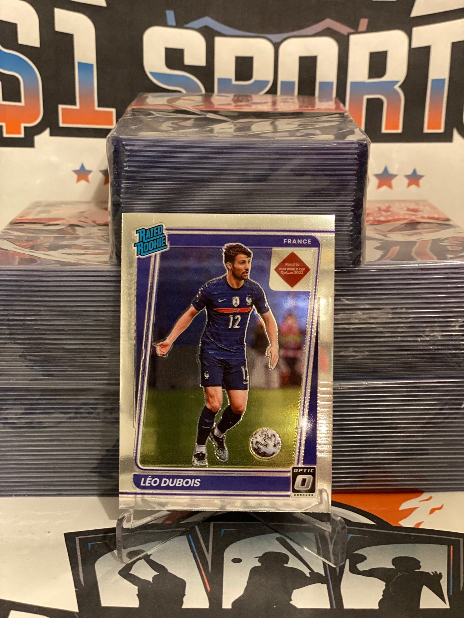 2021 Donruss FIFA World Cup (Optic, Rated Rookie) Leo Dubois #177