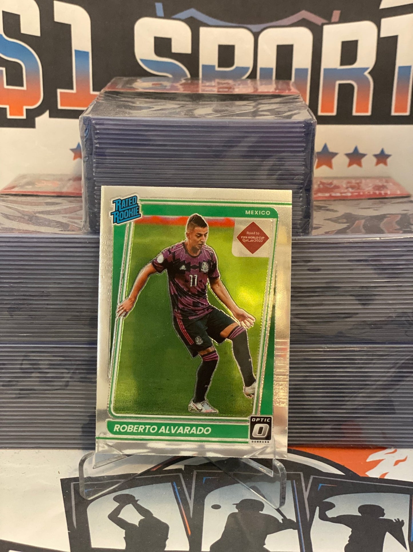 2021 Donruss FIFA World Cup (Optic, Rated Rookie) Roberto Alvarado #195