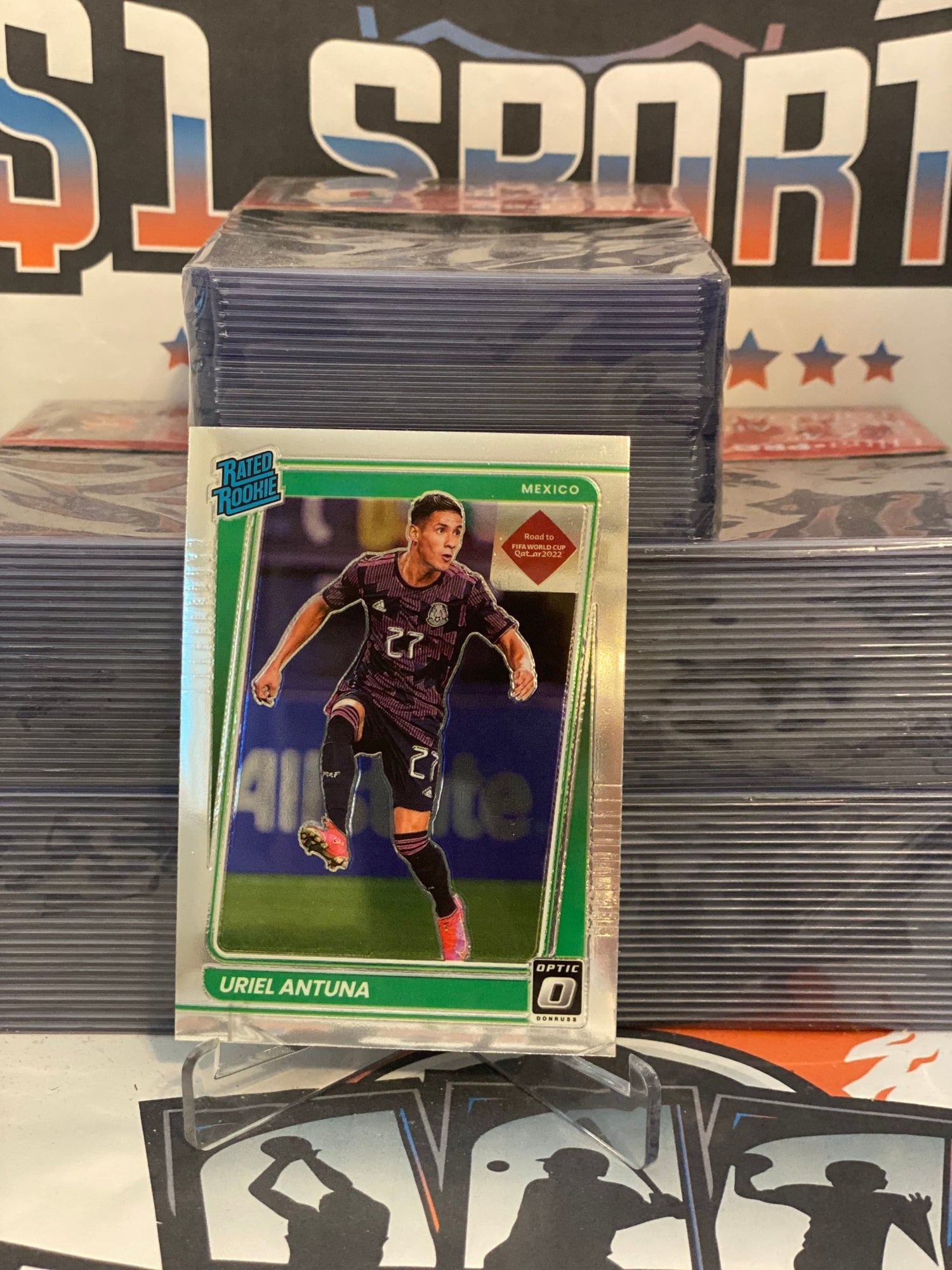 2021 Donruss FIFA World Cup (Optic, Rated Rookie) Uriel Antuna #198