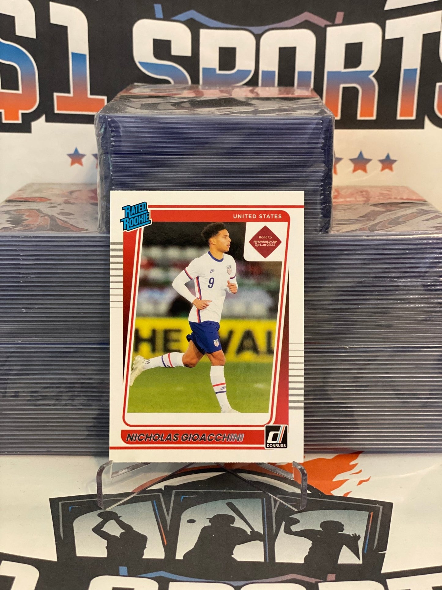 2021 Donruss FIFA World Cup (Rated Rookie) Nicholas Gioacchini #190