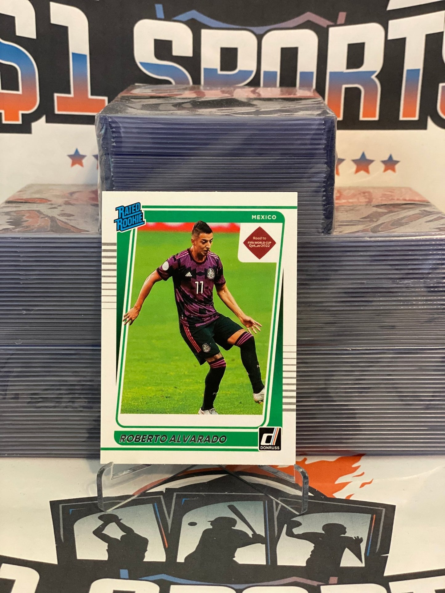 2021 Donruss FIFA World Cup (Rated Rookie) Roberto Alvarado #195