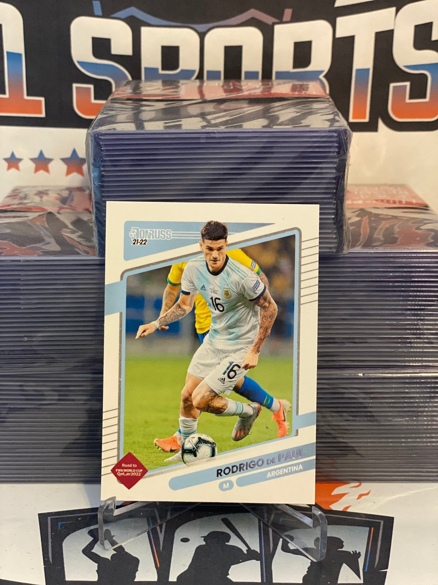 2021 Donruss FIFA World Cup Rodrigo De Paul #3