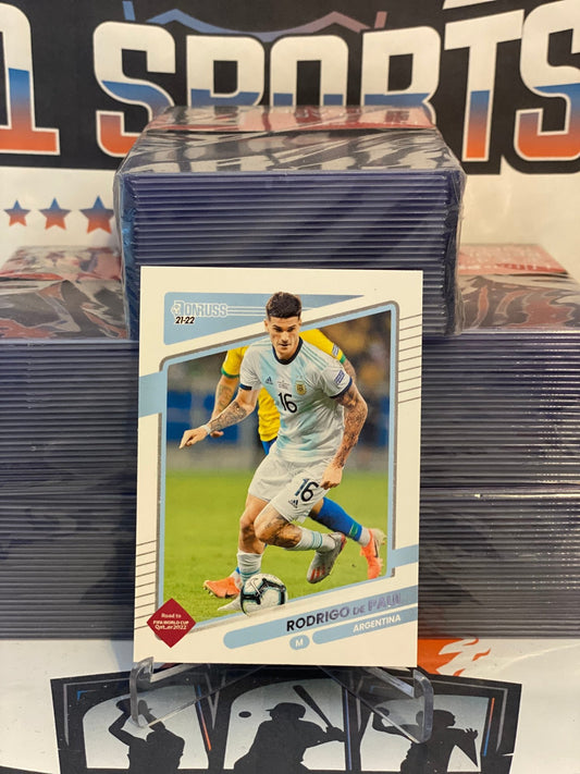 2021 Donruss FIFA World Cup Rodrigo De Paul #3