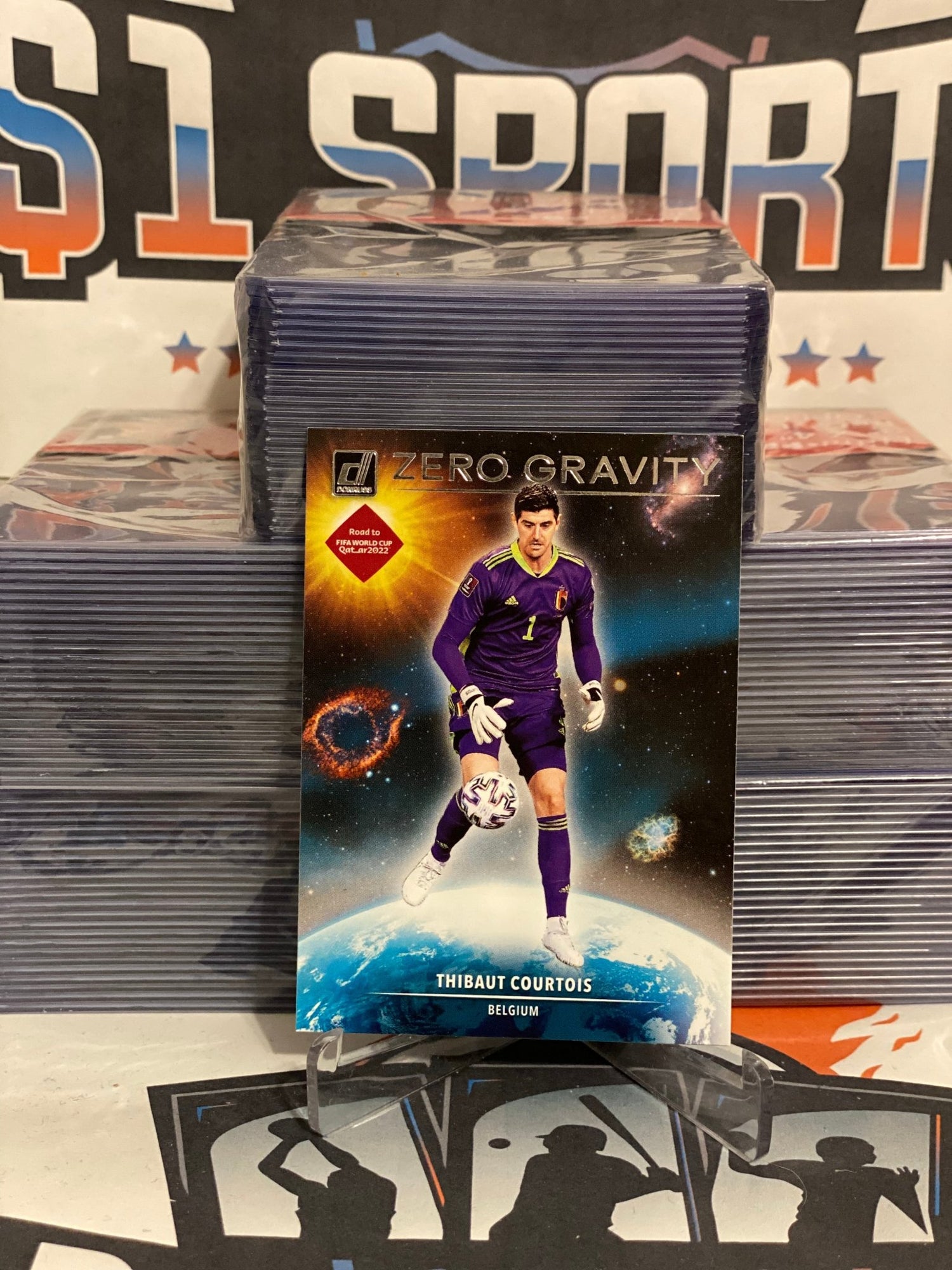 2021 Donruss FIFA World Cup (Zero Gravity) Thibaut Courtois #17