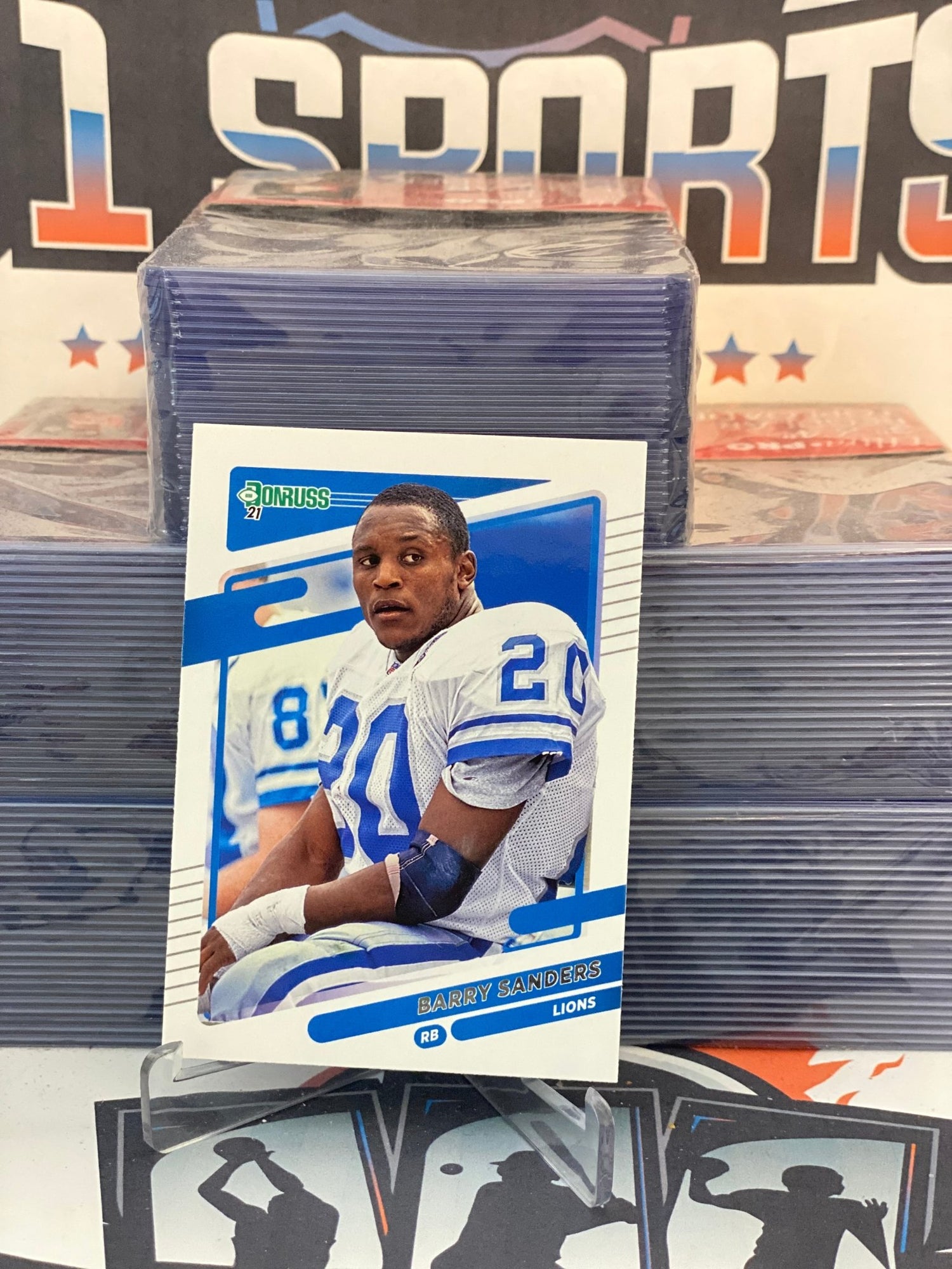 2021 Donruss (Helmetless Variation) Barry Sanders #173