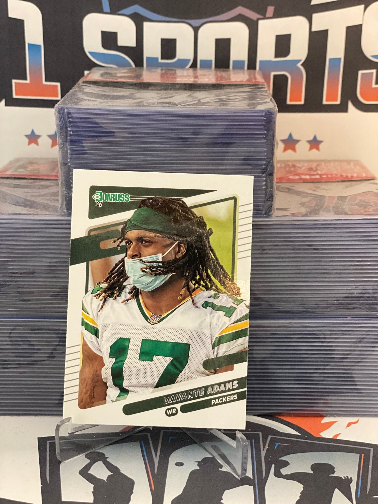 2021 Donruss (Helmetless Variation) Davante Adams #158