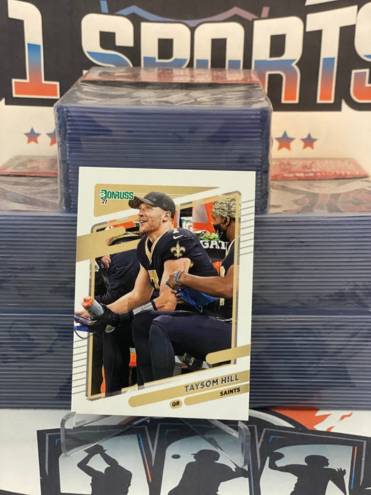 2021 Donruss (Helmetless Variation) Taysom Hill #95