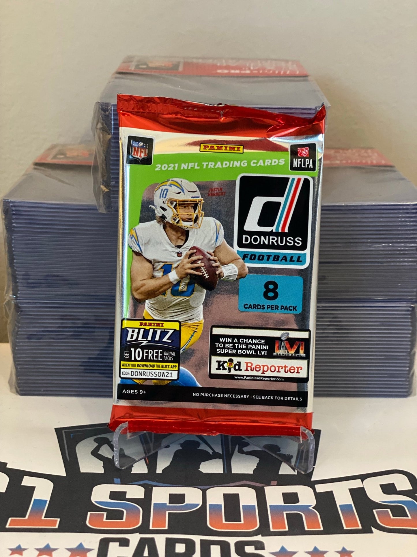 2021 Donruss NFL Football Holiday Retail Pack