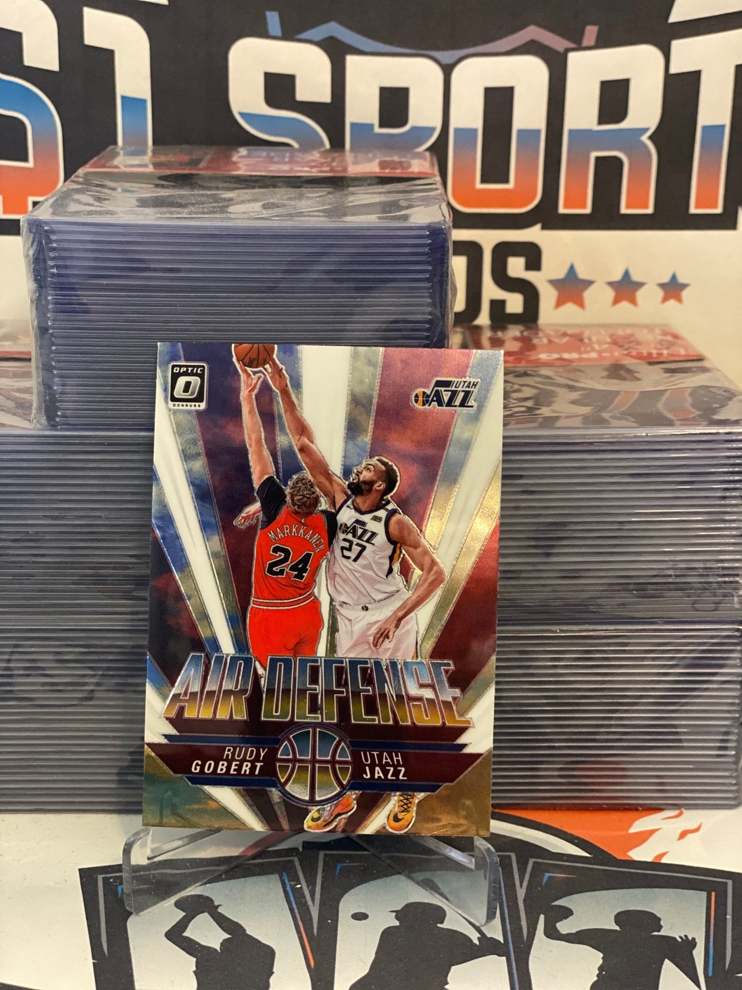 2021 Donruss Optic (Air Defense) Rudy Gobert #1