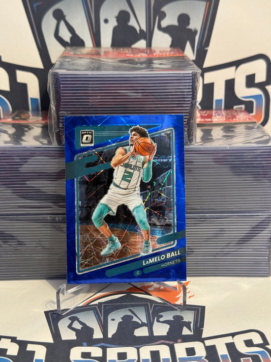 2021 Donruss Optic (Blue Velocity Prizm) LaMelo Ball #26