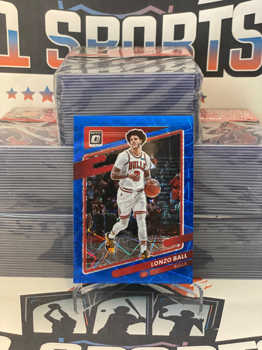 2021 Donruss Optic (Blue Velocity Prizm) Lonzo Ball #114