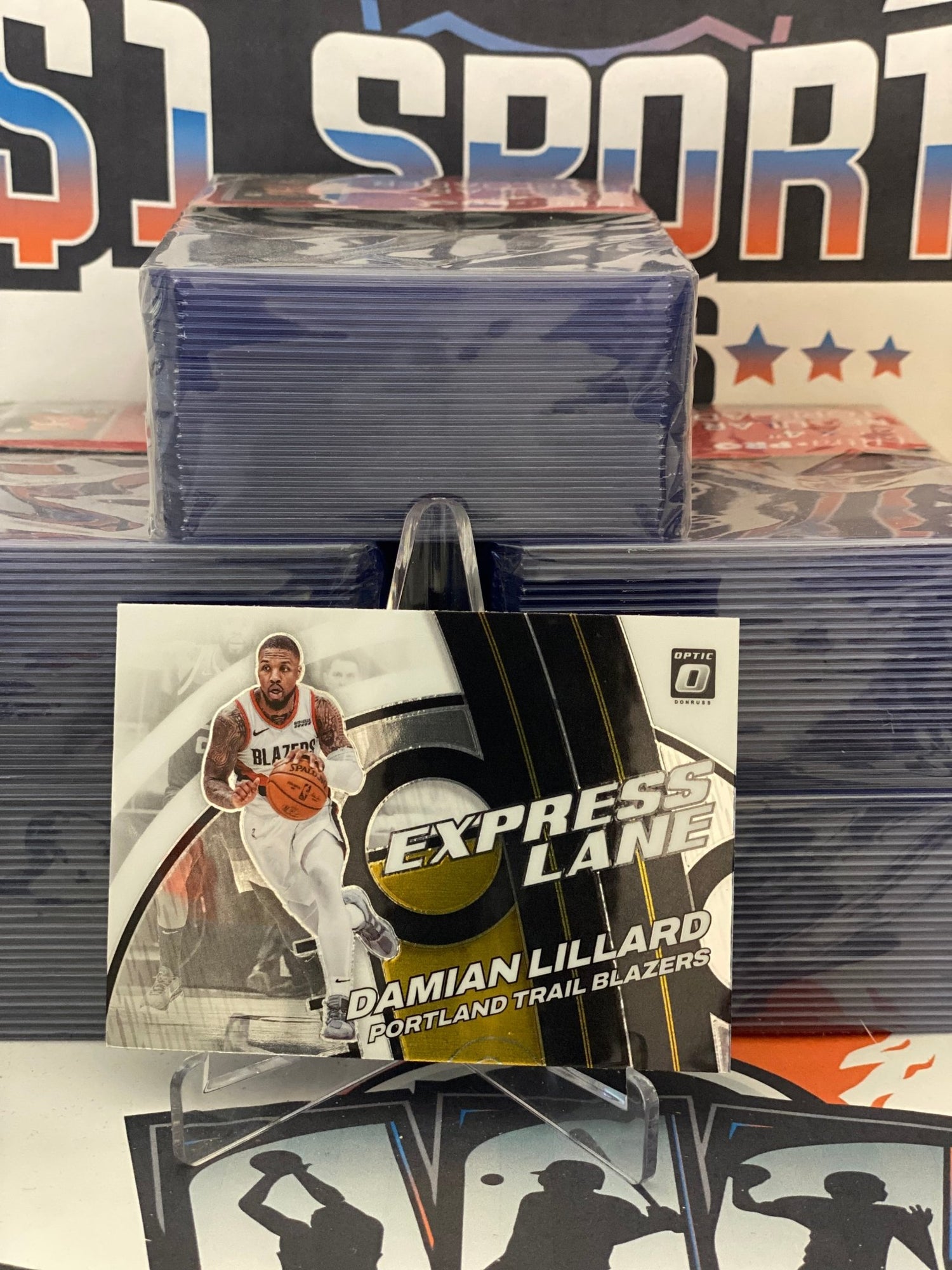 2021 Donruss Optic (Express Lane) Damian Lillard #2