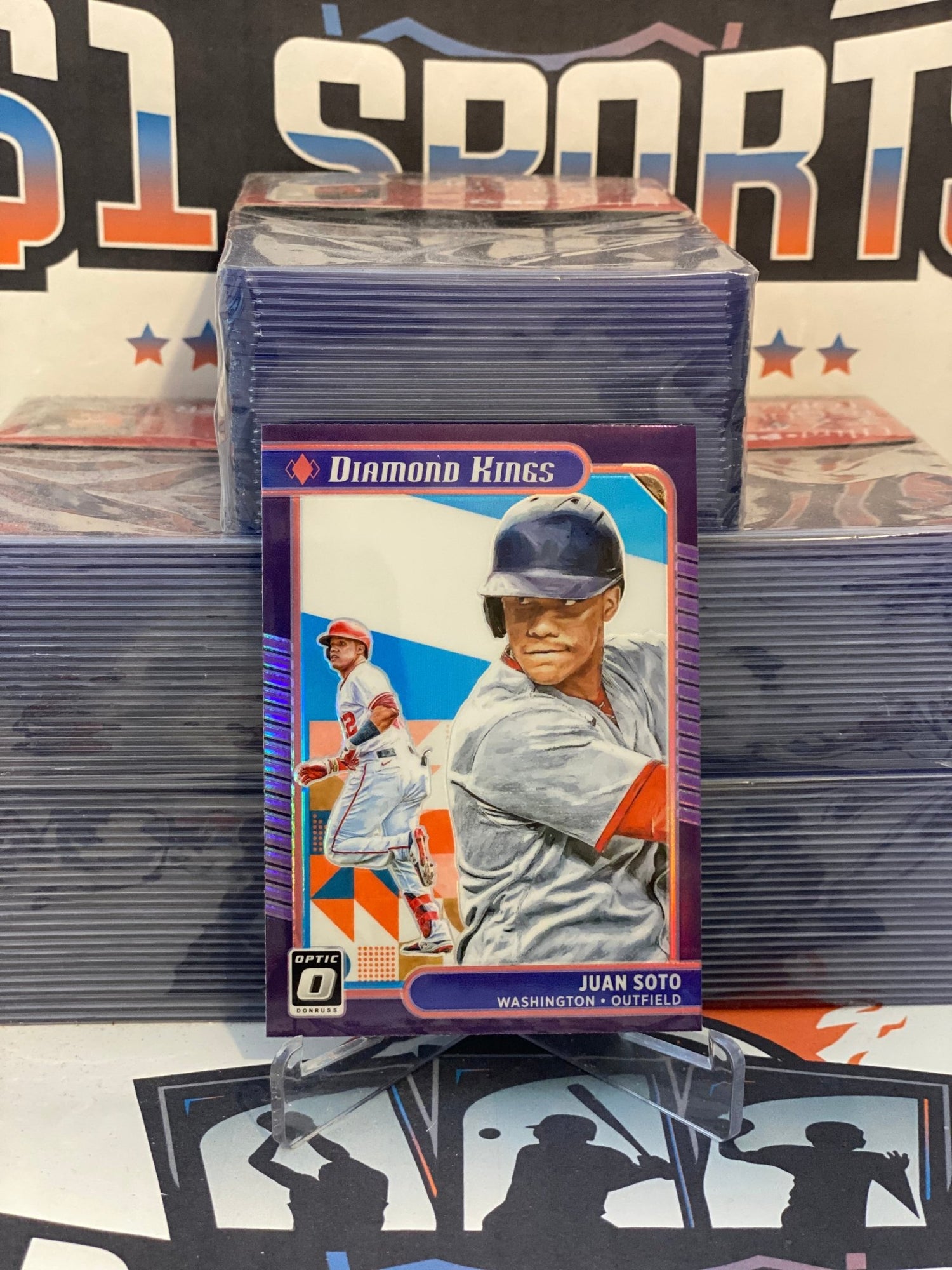 2021 Donruss Optic (Holo Prizm, Diamond Kings) Juan Soto #20