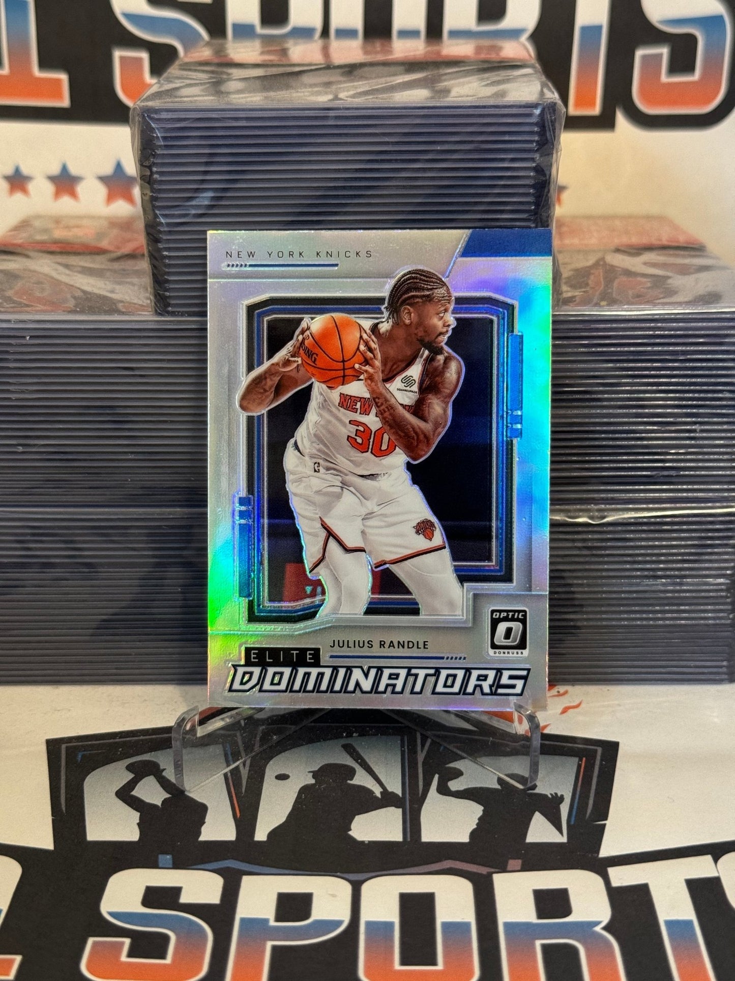 2021 Donruss Optic (Holo Prizm, Elite Dominators) Julius Randle #14