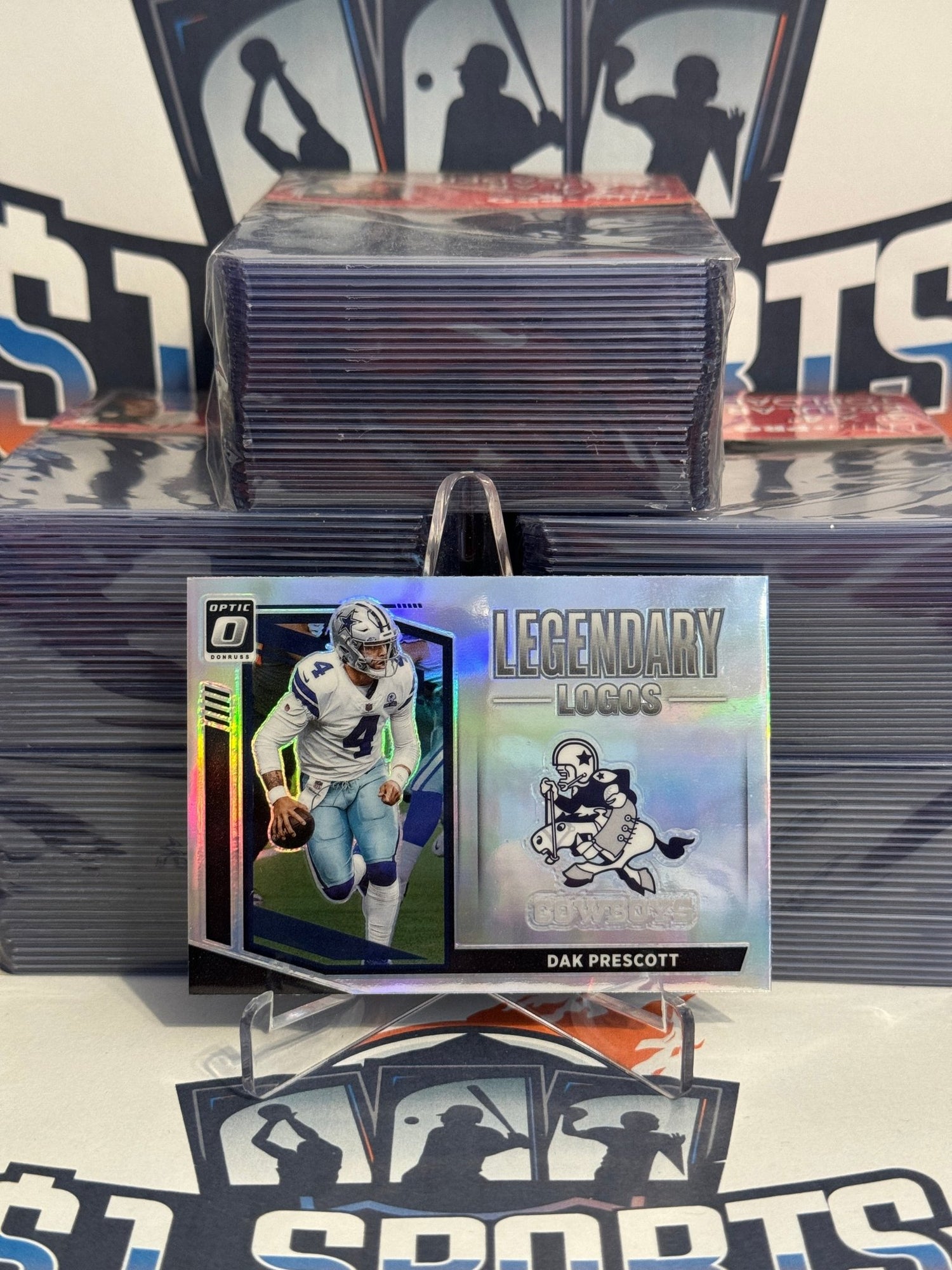2021 Donruss Optic (Holo Prizm, Legendary Logos) Dak Prescott #LL-5