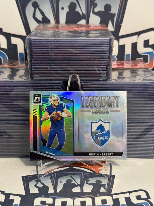 2021 Donruss Optic (Holo Prizm, Legendary Logos) Justin Herbert #LL-12