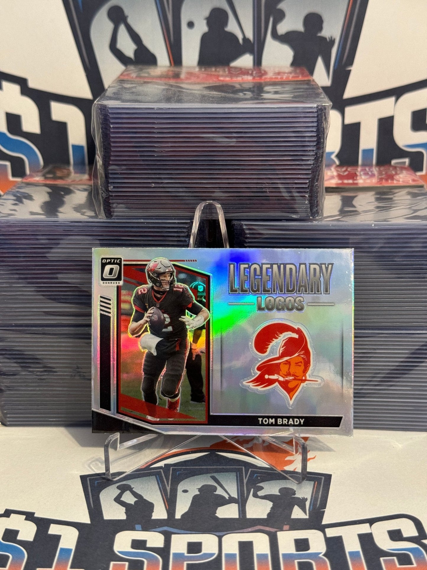 2021 Donruss Optic (Holo Prizm, Legendary Logos) Tom Brady #LL-19