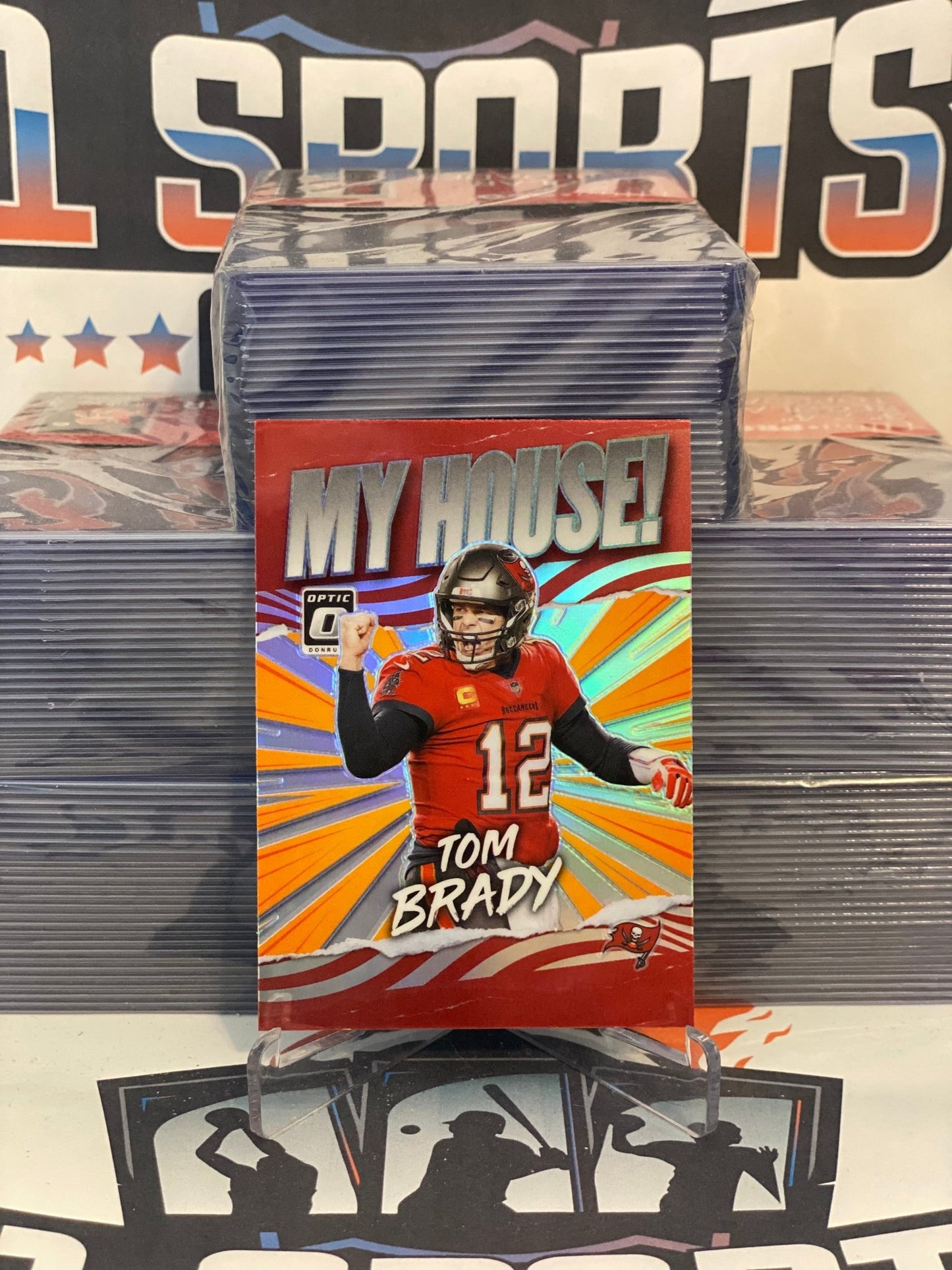 2021 Donruss Optic (Holo Prizm, My House!) Tom Brady #MH-7