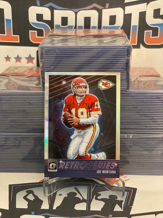 2021 Donruss Optic (Holo Prizm, Retro Series) Joe Montana #RS-JM