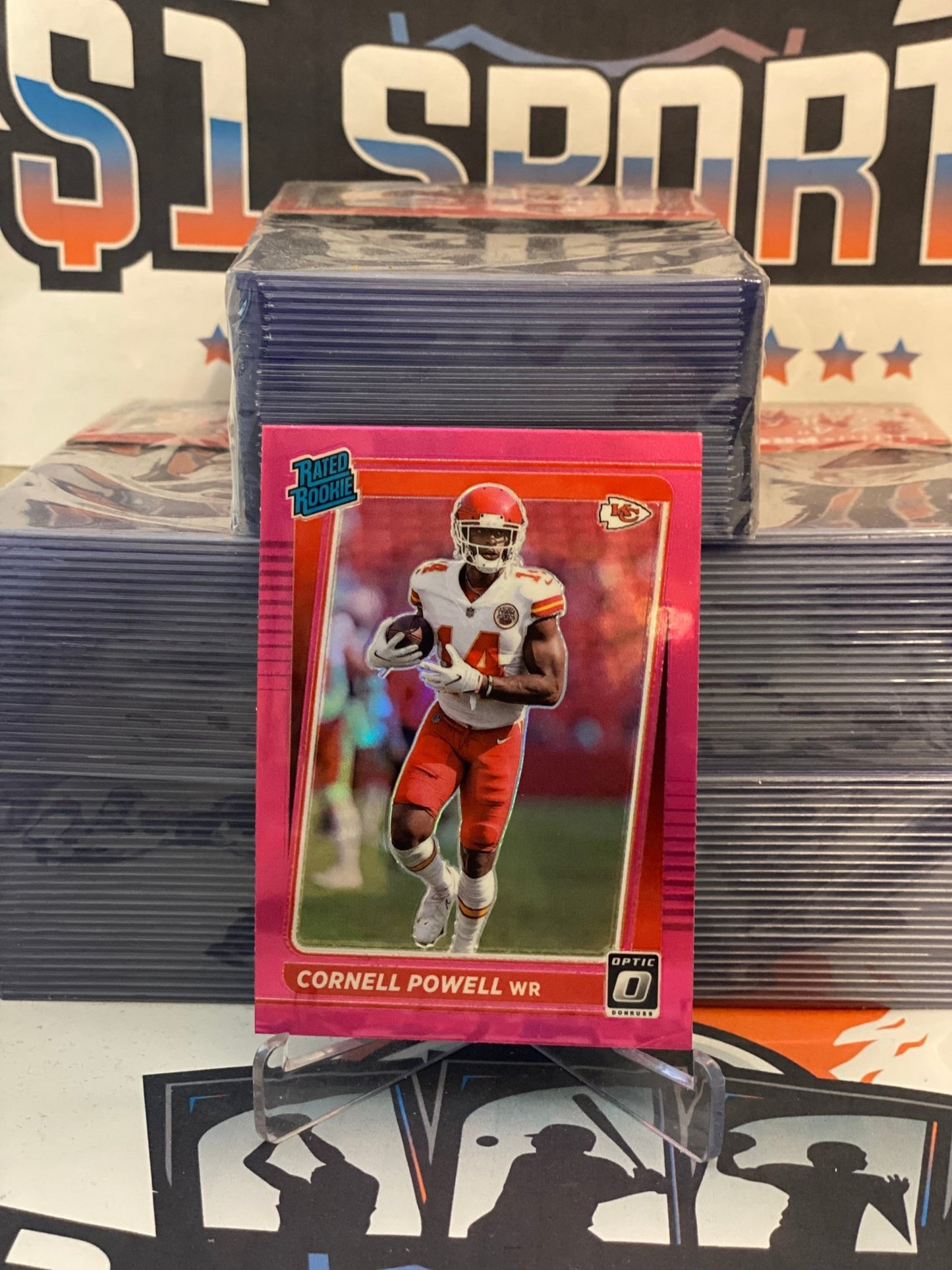 2021 Donruss Optic (Pink Prizm, Rated Rookie) Cornell Powell #240