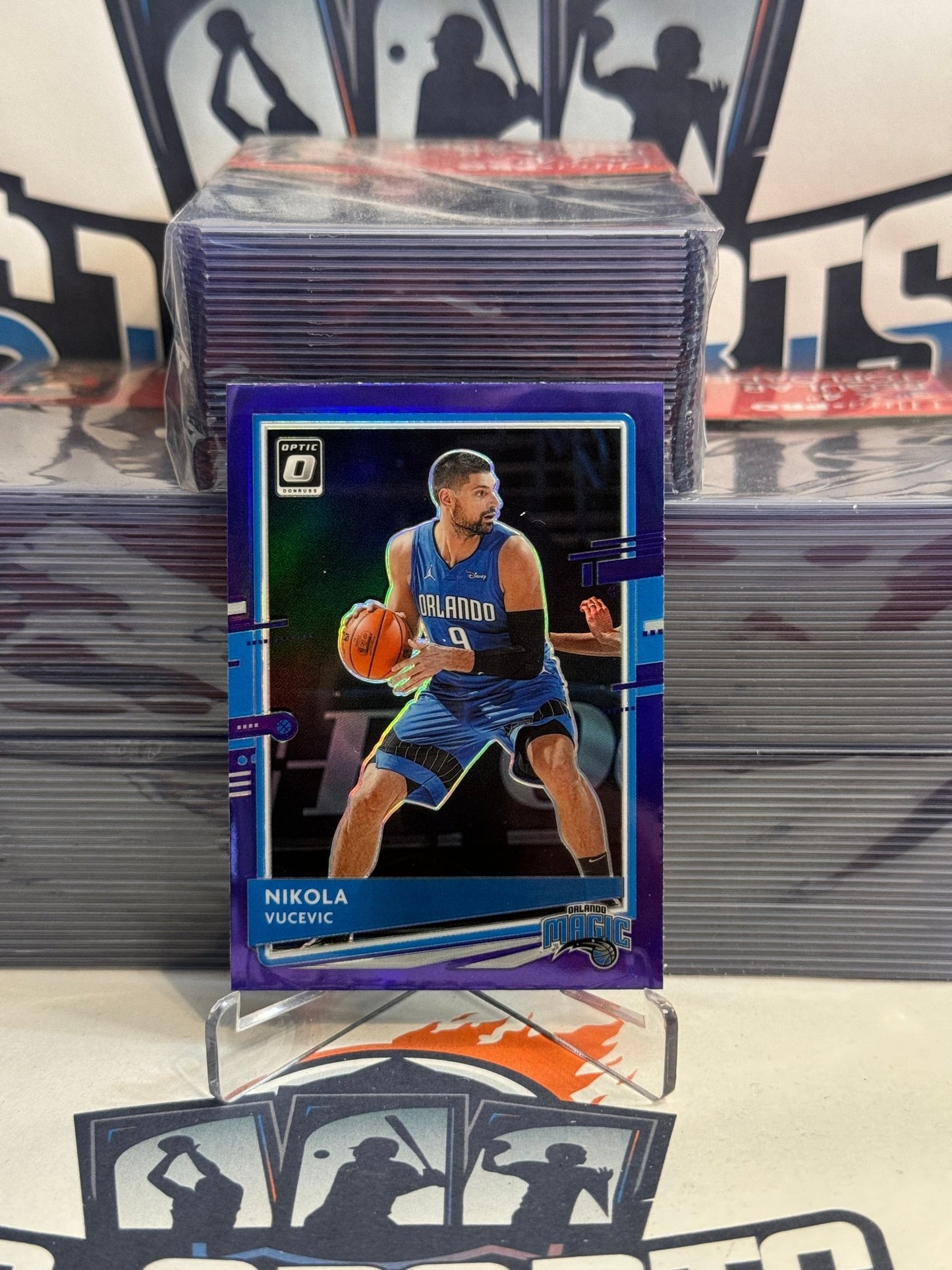 2021 Donruss Optic (Purple Prizm) Nikola Vucevic #130