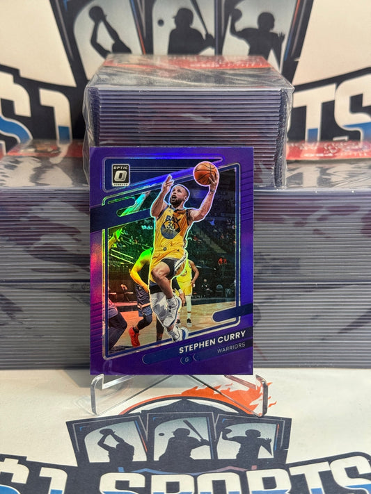 2021 Donruss Optic (Purple Prizm) Stephen Curry #128