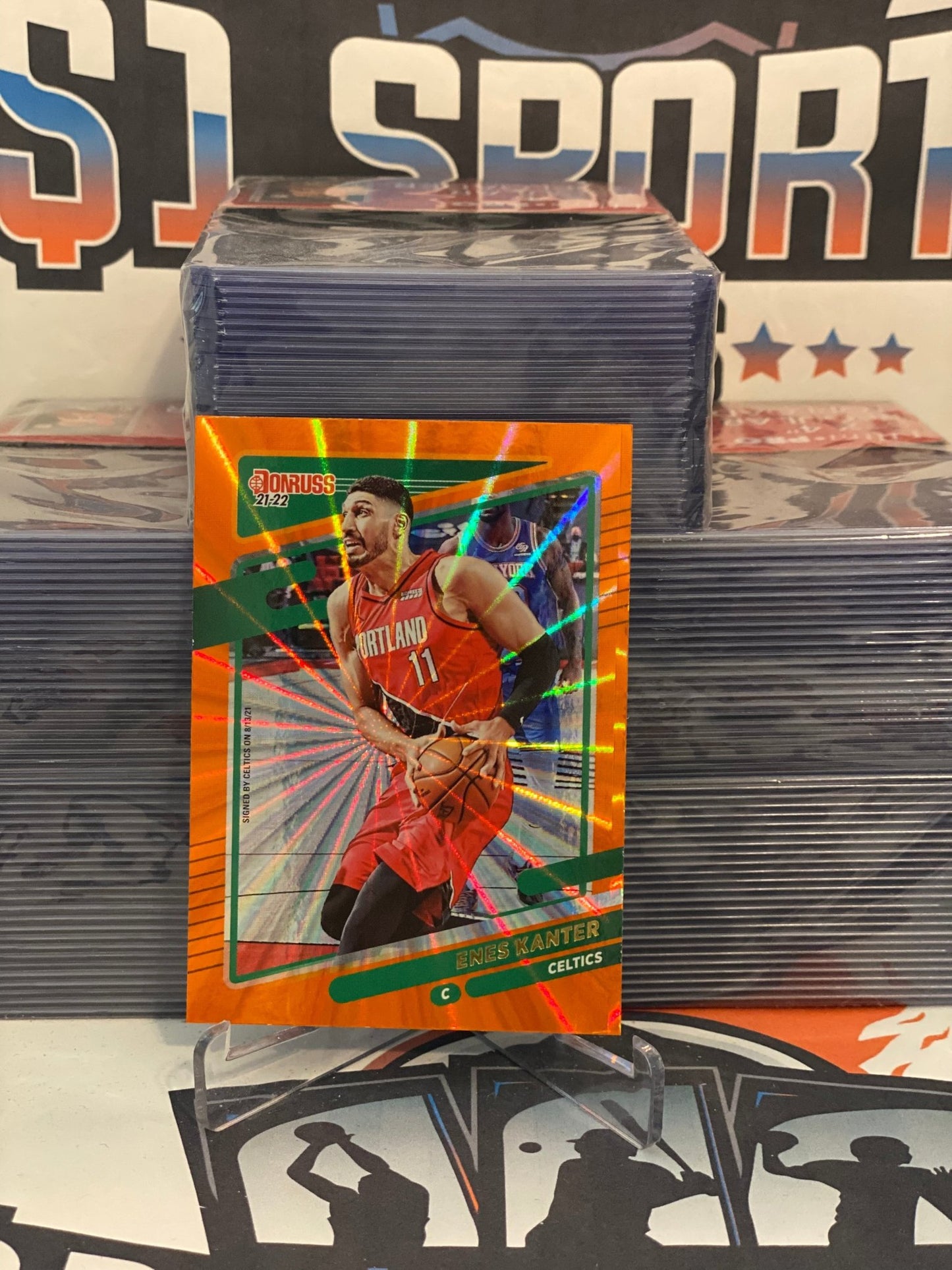 2021 Donruss (Orange Laser Holo) Enes Kanter #39