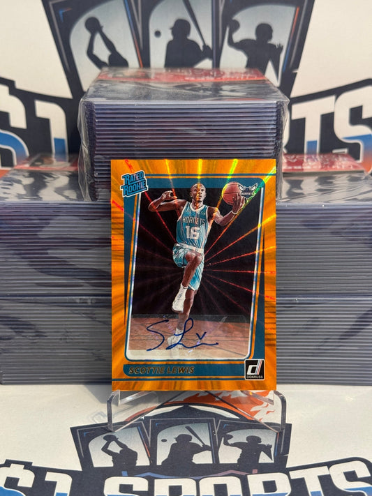 2021 Donruss (Orange Laser, Rated Rookie Auto) Scottie Lewis #246