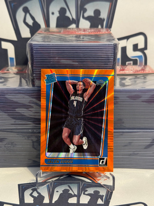 2021 Donruss (Orange Laser. Rated Rookie) Jalen Suggs #229