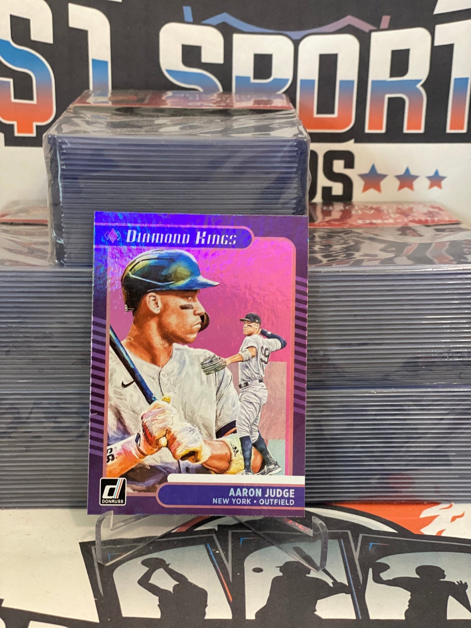 2021 Donruss (Pink Foil, Diamond Kings) Aaron Judge #2