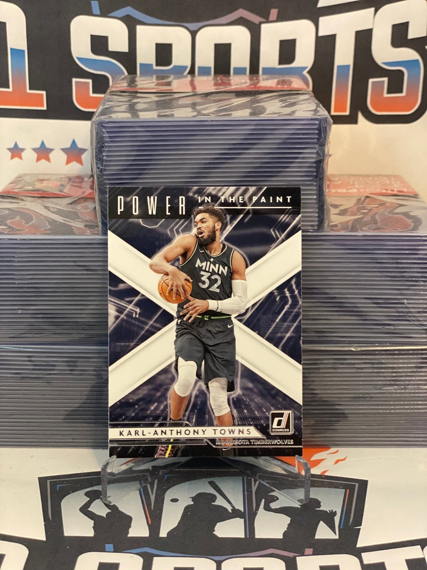 2021 Donruss (Power in the Paint) Karl-Anthony Towns #5