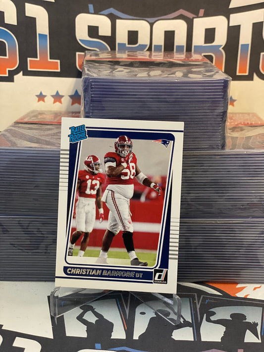 2021 Donruss (Rated Rookie) Christian Barmore #349