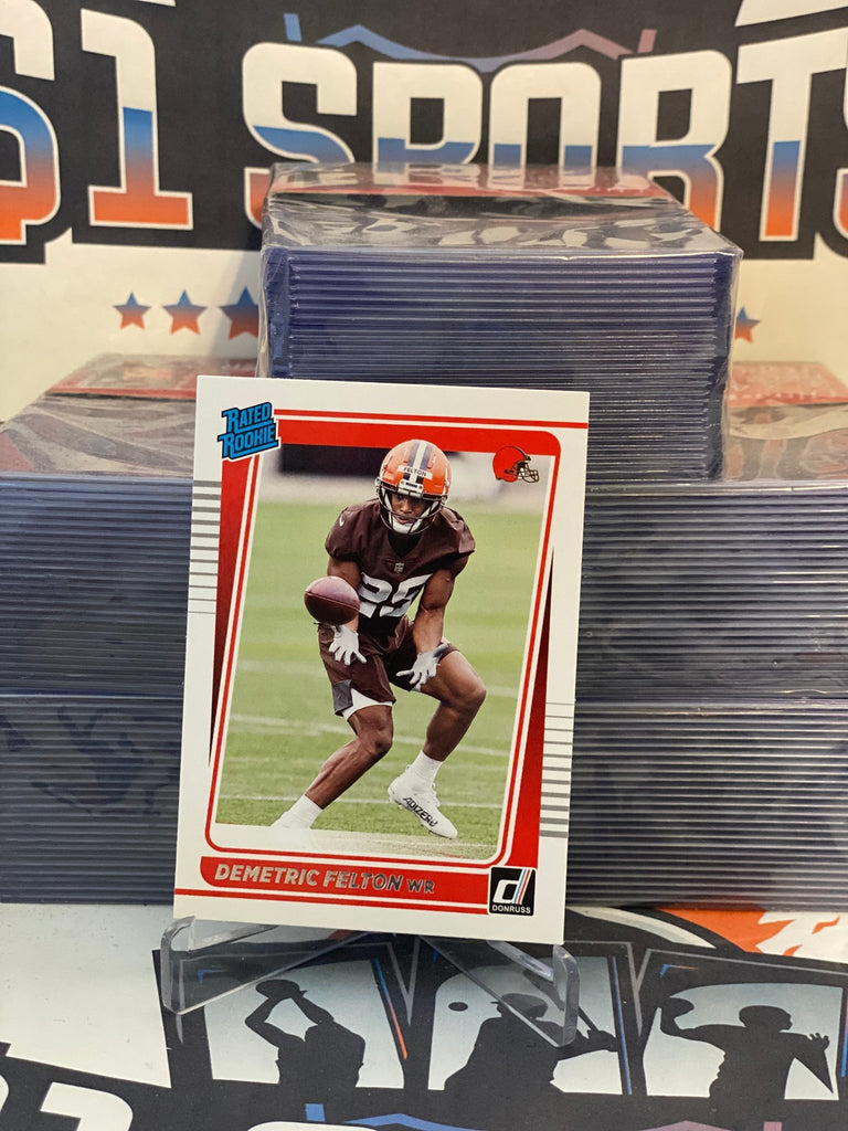 : 2021 Donruss #293 Demetric Felton Cleveland Browns