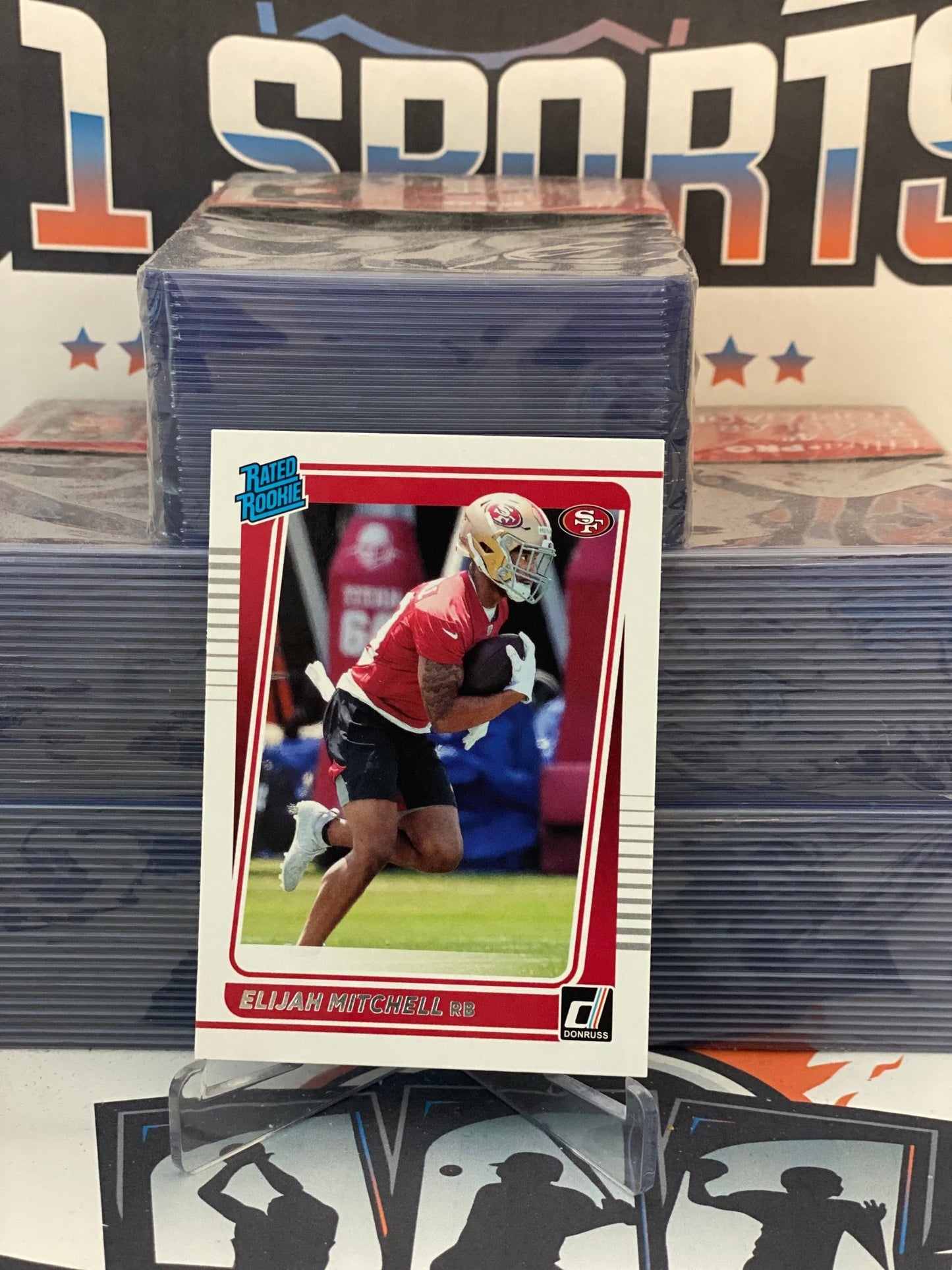 2021 Donruss (Rated Rookie) Elijah Mitchell #312