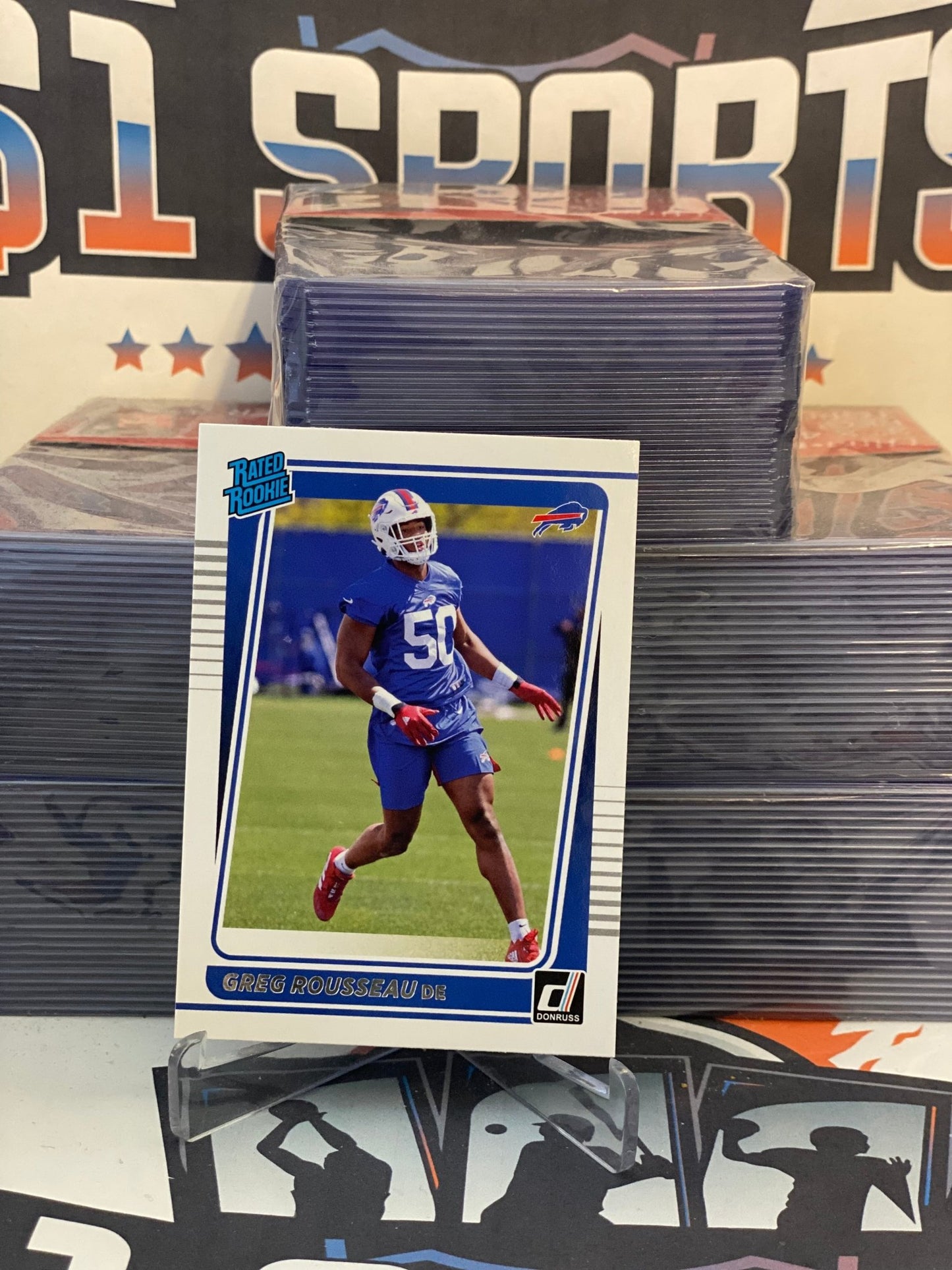 2021 Donruss (Rated Rookie) Greg Rousseau #344