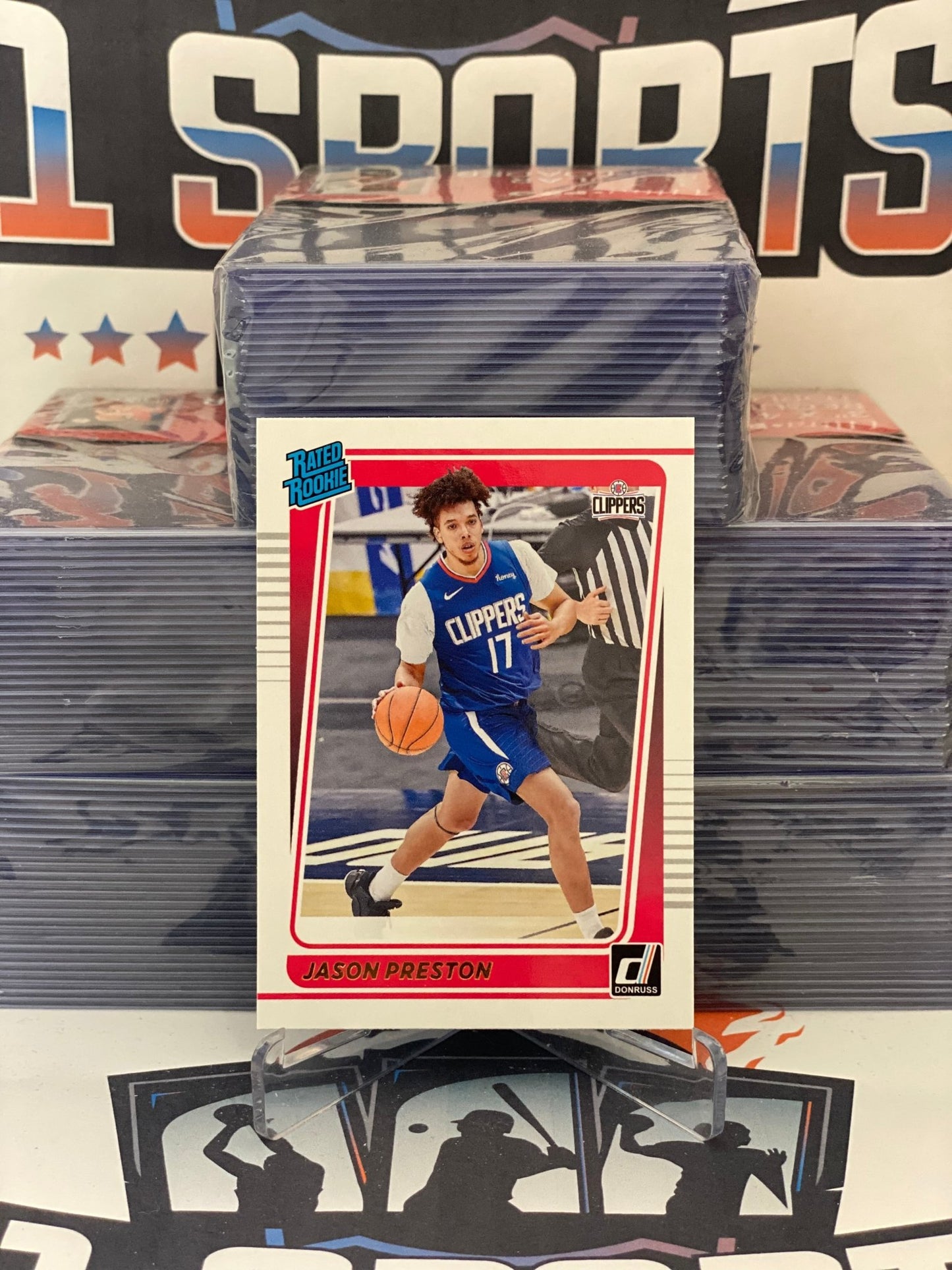 2021 Donruss (Rated Rookie) Jason Preston #210