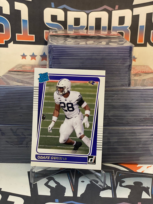 2021 Donruss (Rated Rookie) Odafe Oweh #345