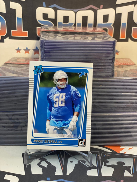 2021 Donruss (Rated Rookie) Penei Sewell #328
