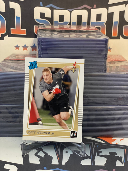 2021 Donruss (Rated Rookie) Pete Werner #332